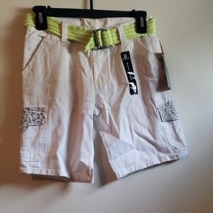 Enyce White Fabric with Black Label